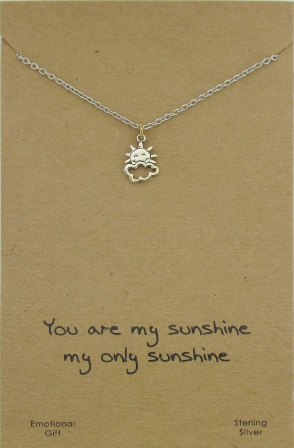 The happy sunshine pendant necklace